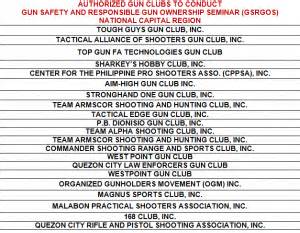 where to get gun safety seminar certificate|Gun Clubs Authorized to Conduct Gun Safety .